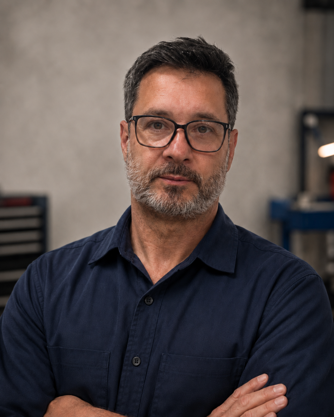 Plínio Silvestre, eletricista automotivo com mais de 30 anos de experiência